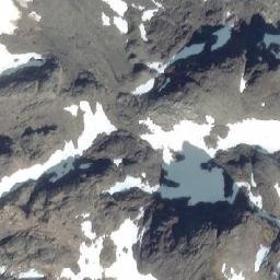 Satellite imagery of Hanging Glacier Mountain, CA