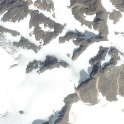 Satellite imagery of Hanging Glacier Mountain, CA