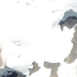 Satellite imagery of Hanging Glacier Mountain, CA