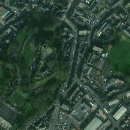 Satellite imagery of Clitheroe Castle, GB