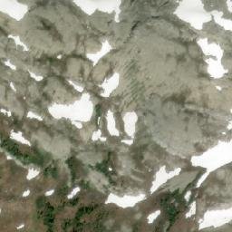 Satellite imagery of Bastille Mountain, CA