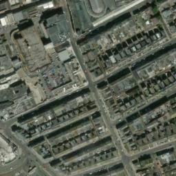Satellite imagery of Blackpool Tower, GB