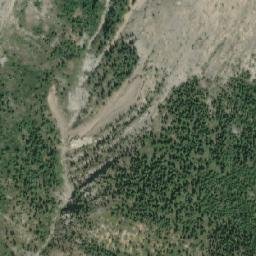 Satellite imagery of Llama Mountain, CA