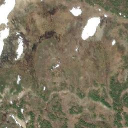Satellite imagery of Mount Fetherstonhaugh, CA