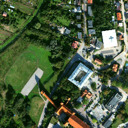 Satellite imagery of Kwidzyn - Zamek XIVw., PL