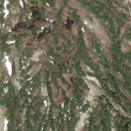 Satellite imagery of Mount Fetherstonhaugh, CA