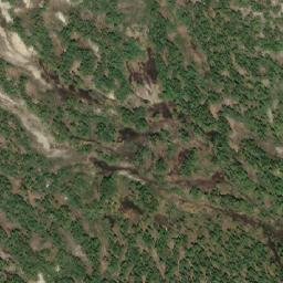 Satellite imagery of Mount Fetherstonhaugh, CA