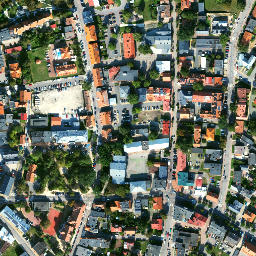 Satellite imagery of Kwidzyn - Zamek XIVw., PL