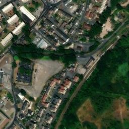 Satellite imagery of Pontefract Castle, GB