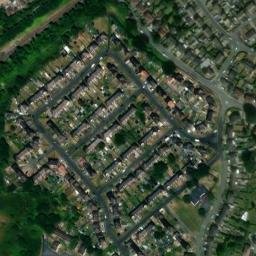 Satellite imagery of Pontefract Castle, GB