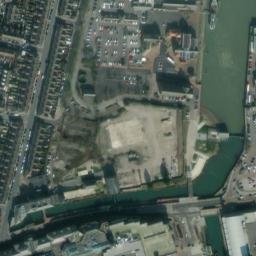 Satellite imagery of Grimsby Castle, GB
