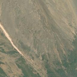 Satellite imagery of Mount Bazalgette, CA