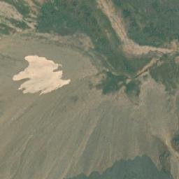 Satellite imagery of Mount Bazalgette, CA