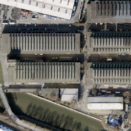 Satellite imagery of Köhlbrand-Freileitungskreuzung, Mast Ost, DE