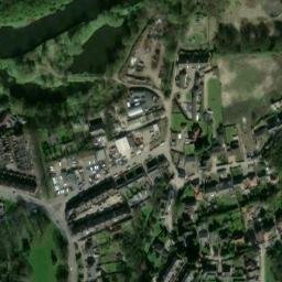 Satellite imagery of Conisbrough Castle, GB