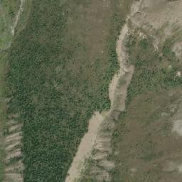 Satellite imagery of The Natural Arch, CA