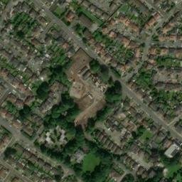 Satellite imagery of West Derby Castle, GB