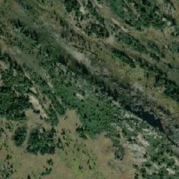 Satellite imagery of Snake Indian Pass, CA