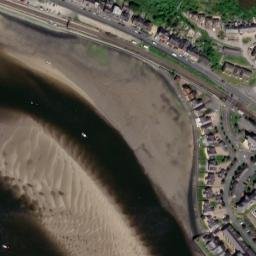 Satellite imagery of Degannwy Castle, GB