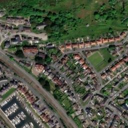 Satellite imagery of Degannwy Castle, GB