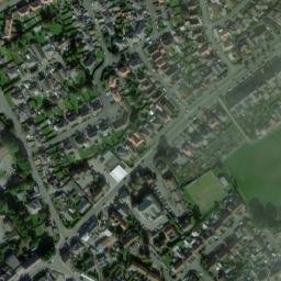 Satellite imagery of Rhuddlan Castle, GB
