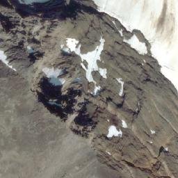 Satellite imagery of Mount Musclow, CA