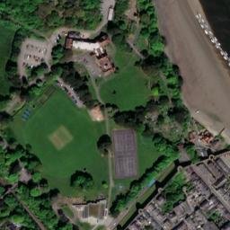 Satellite imagery of Conwy Castle, GB