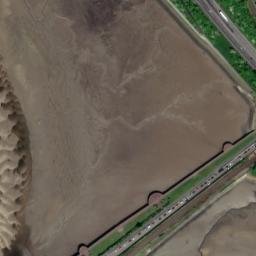 Satellite imagery of Conwy Castle, GB