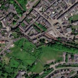 Satellite imagery of Conwy Castle, GB