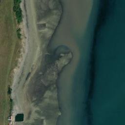 Satellite imagery of Beaumaris Castle, GB