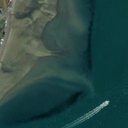 Satellite imagery of Beaumaris Castle, GB
