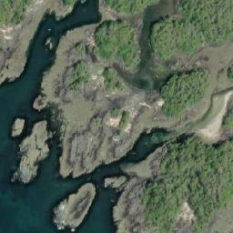 Satellite imagery of Grief Point, CA