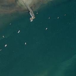 Satellite imagery of Beaumaris Castle, GB