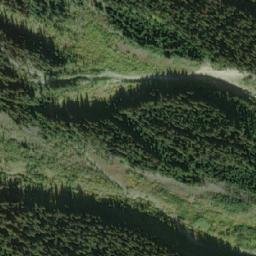 Satellite imagery of Palu Mountain, CA