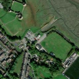 Satellite imagery of Flint Castle, GB