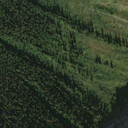 Satellite imagery of Carcajou Pass, CA