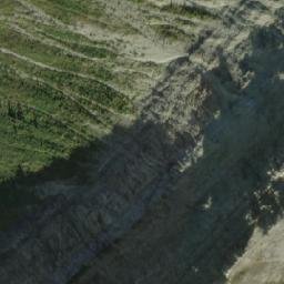 Satellite imagery of Carcajou Pass, CA