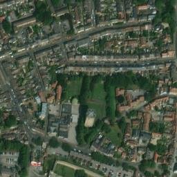 Satellite imagery of Lincoln Castle, GB