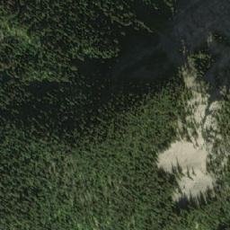 Satellite imagery of Carcajou Pass, CA