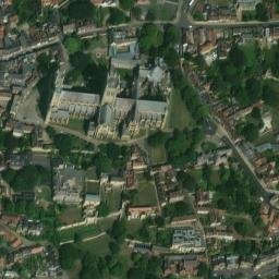 Satellite imagery of Lincoln Castle, GB