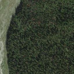 Satellite imagery of Carcajou Pass, CA