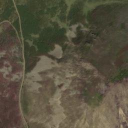 Satellite imagery of cairn, GB