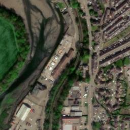 Satellite imagery of Caernarfon Castle, GB