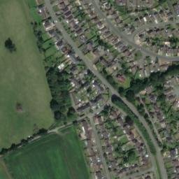 Satellite imagery of Ruthin Castle, GB