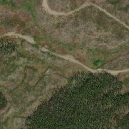 Satellite imagery of Tsacha Mountain, CA