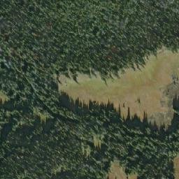 Satellite imagery of Tesla Mountain, CA