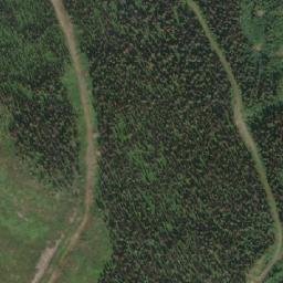 Satellite imagery of Barkerville Mountain, CA