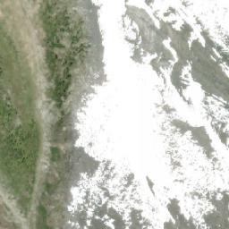 Satellite imagery of Kaza Mountain, CA
