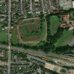 Satellite imagery of Sleaford Castle, GB