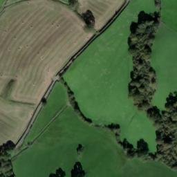 Satellite imagery of Ucheldre Mound, GB